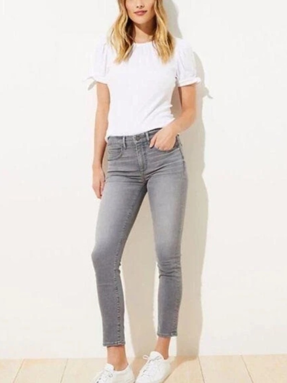 Ann Taylor LOFT | Women’s Grey The Jegging Stretch High Rise Jeans Size 30